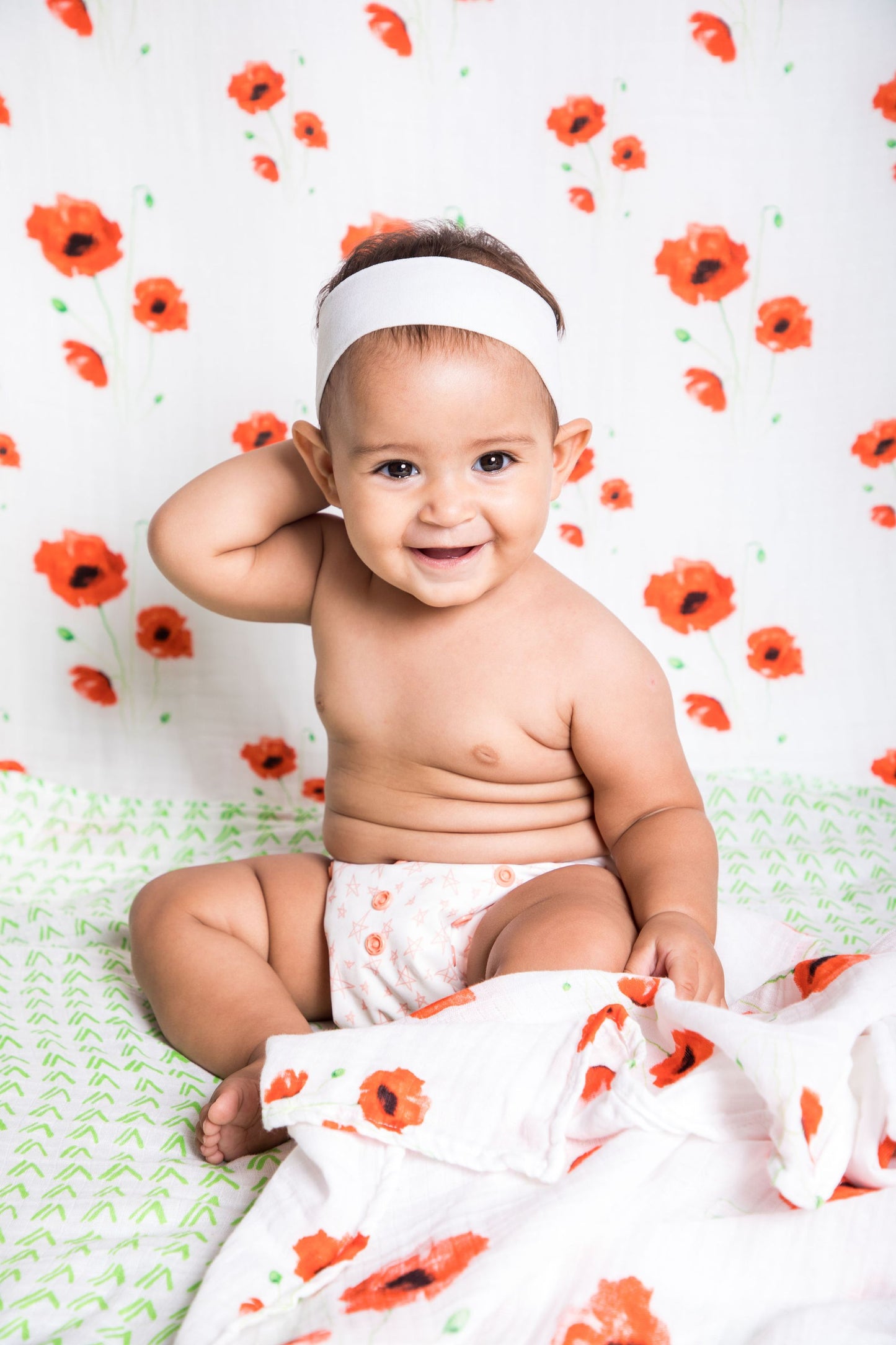 ORGANIC SNUG BLANKET - POPPY– Softness That Grows With Your Little One