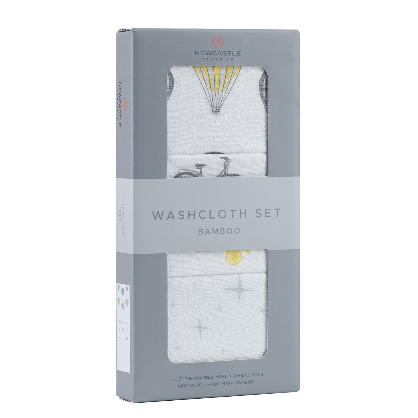 World Traveler Bamboo Washcloth Set ā 3-Pack