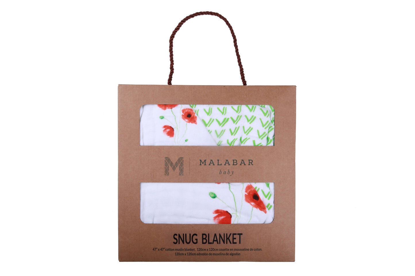 ORGANIC SNUG BLANKET - POPPY– Softness That Grows With Your Little One