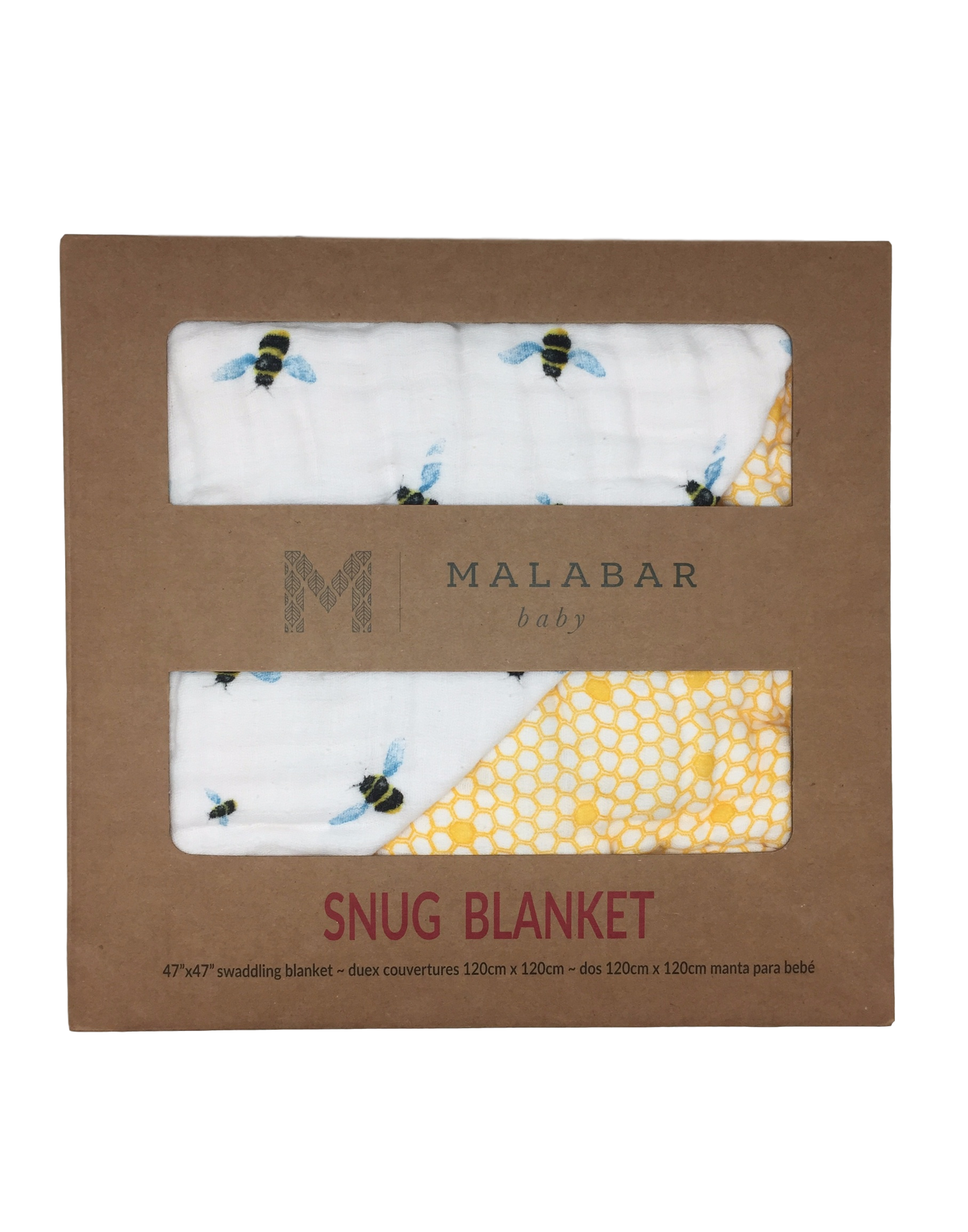 ORGANIC SNUG BLANKET - BEES– Softness That Grows With Your Little One