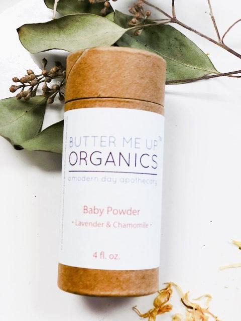 Butter Me Up All Natural Talc Free Organic Baby Powder