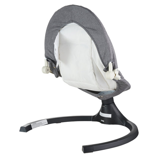 Sway & Soothe Baby Swing – 5 Speeds, 3 Positions, Bluetooth Music & Remote Control with Playful Toys