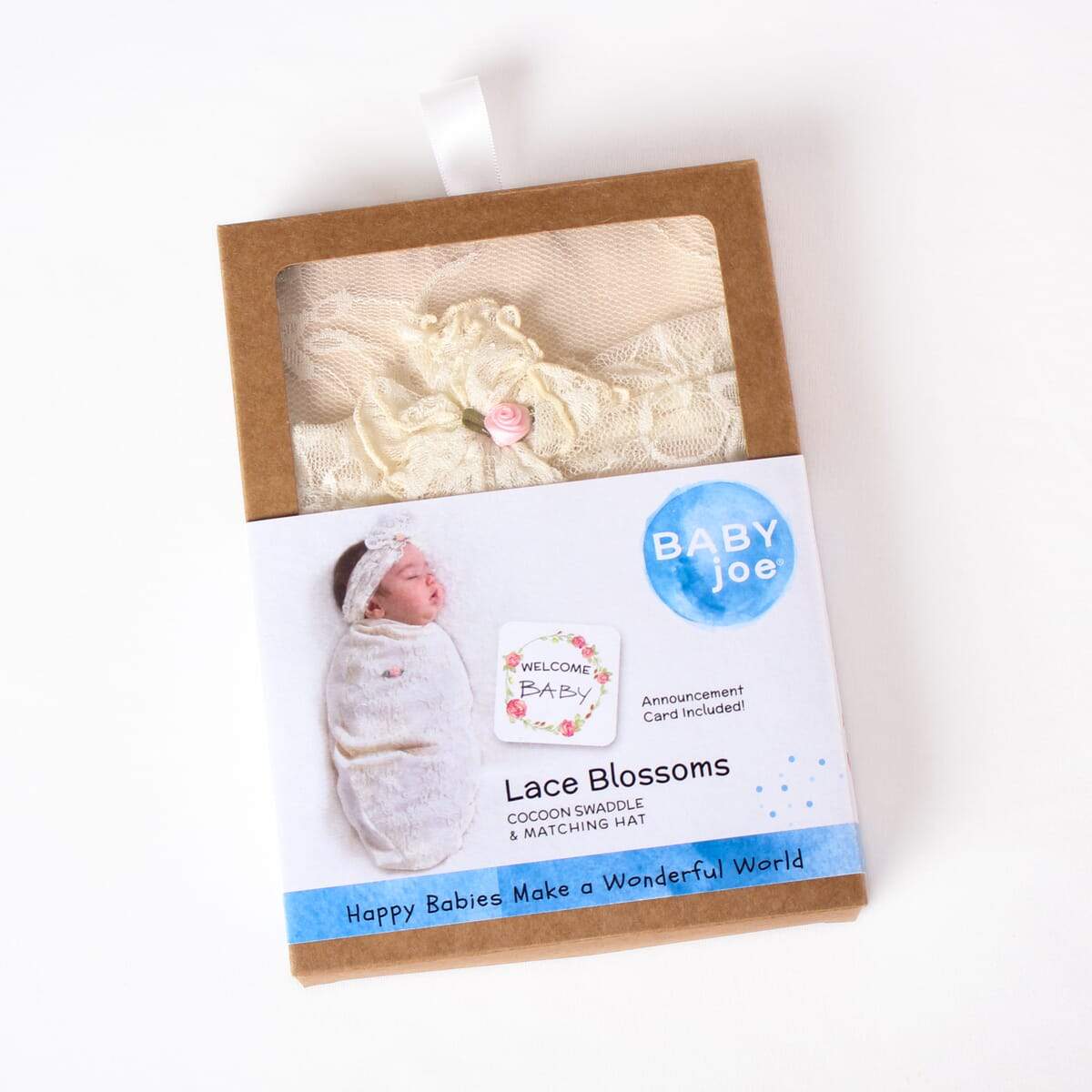 Lace Blossoms Baby Swaddle