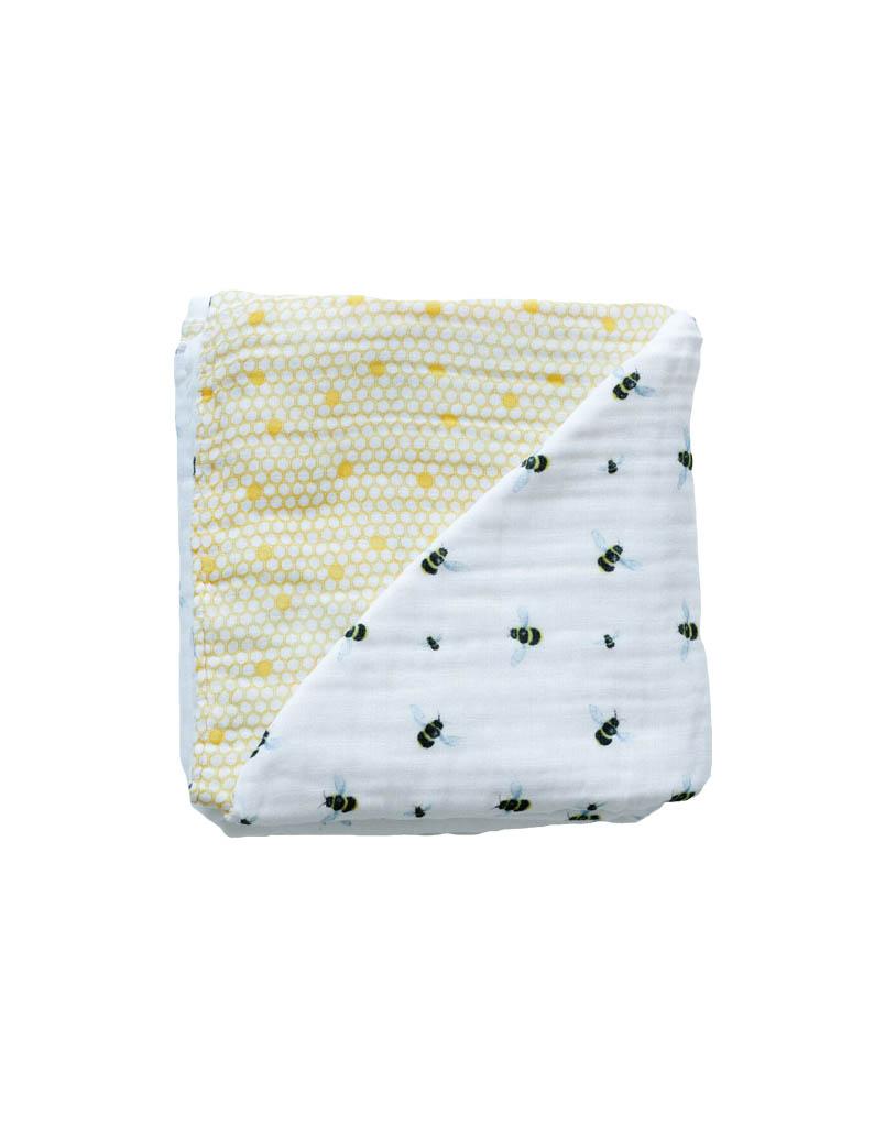 ORGANIC SNUG BLANKET - BEES– Softness That Grows With Your Little One