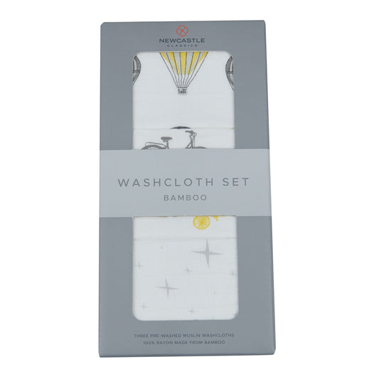 World Traveler Bamboo Washcloth Set – 3-Pack